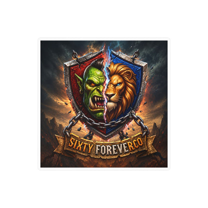 Pick Your Side – Split Shield – Sticker