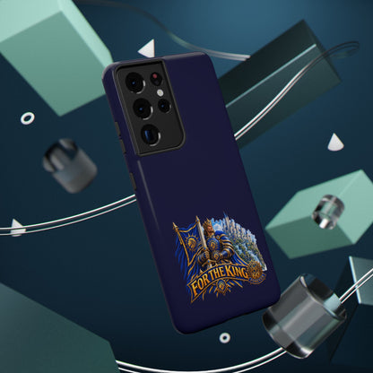 Phone Case — 'For The King' Banner Heavy-Duty Impact-Resistant Phone Case
