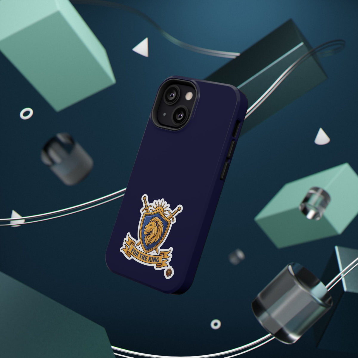 Phone Case — 'For The King Crest' Heavy-Duty Impact-Resistant Phone Case