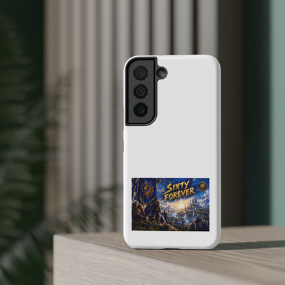Sixty Forever – Blue Banner – Phone Case