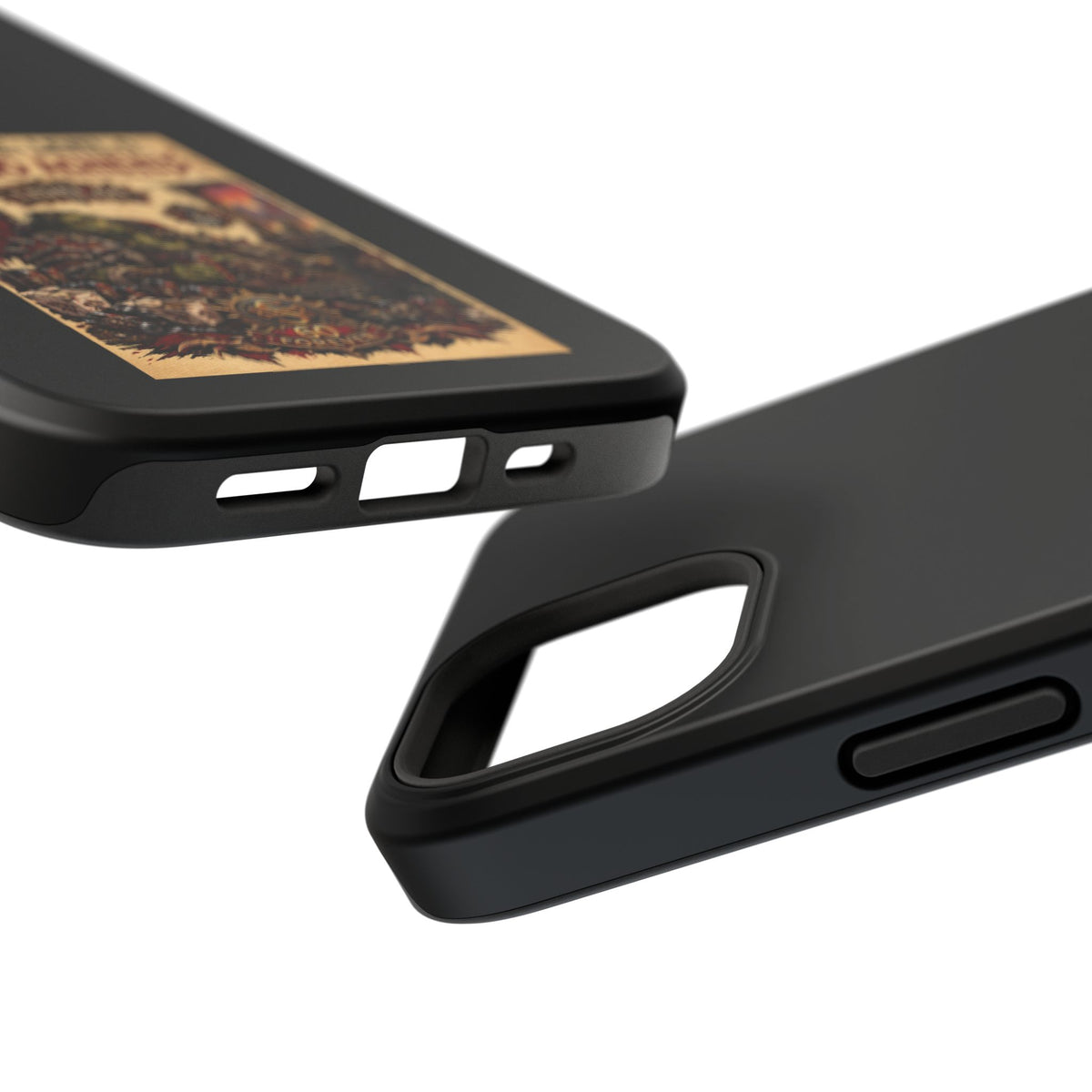 Phone Case — 'Social Life: Level 0 — Level 60 Achieved (Skull Banner)' Heavy-Duty Impact-Resistant Phone Case