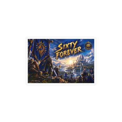 Sixty Forever – Blue Banner – Sticker