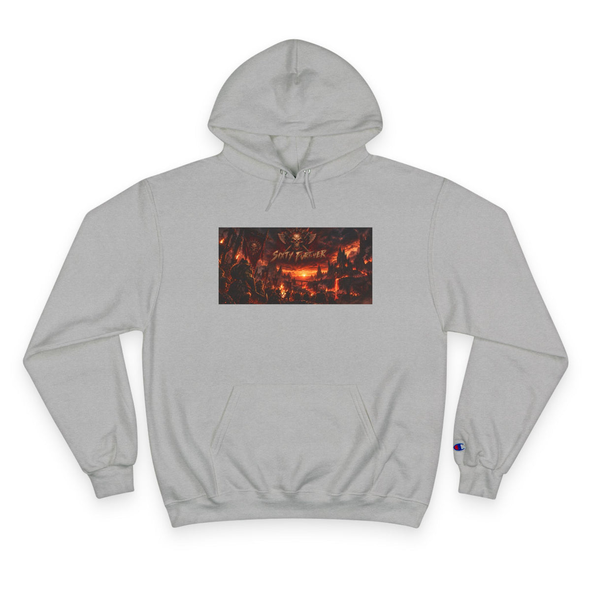 Champion Hoodie — Dark Carnival Graphic Pullover