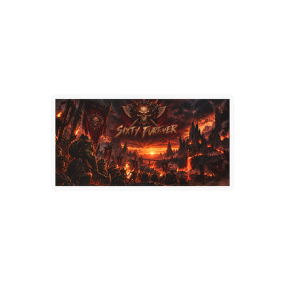 Sixty Forever – Lava Fields – Poster Decal