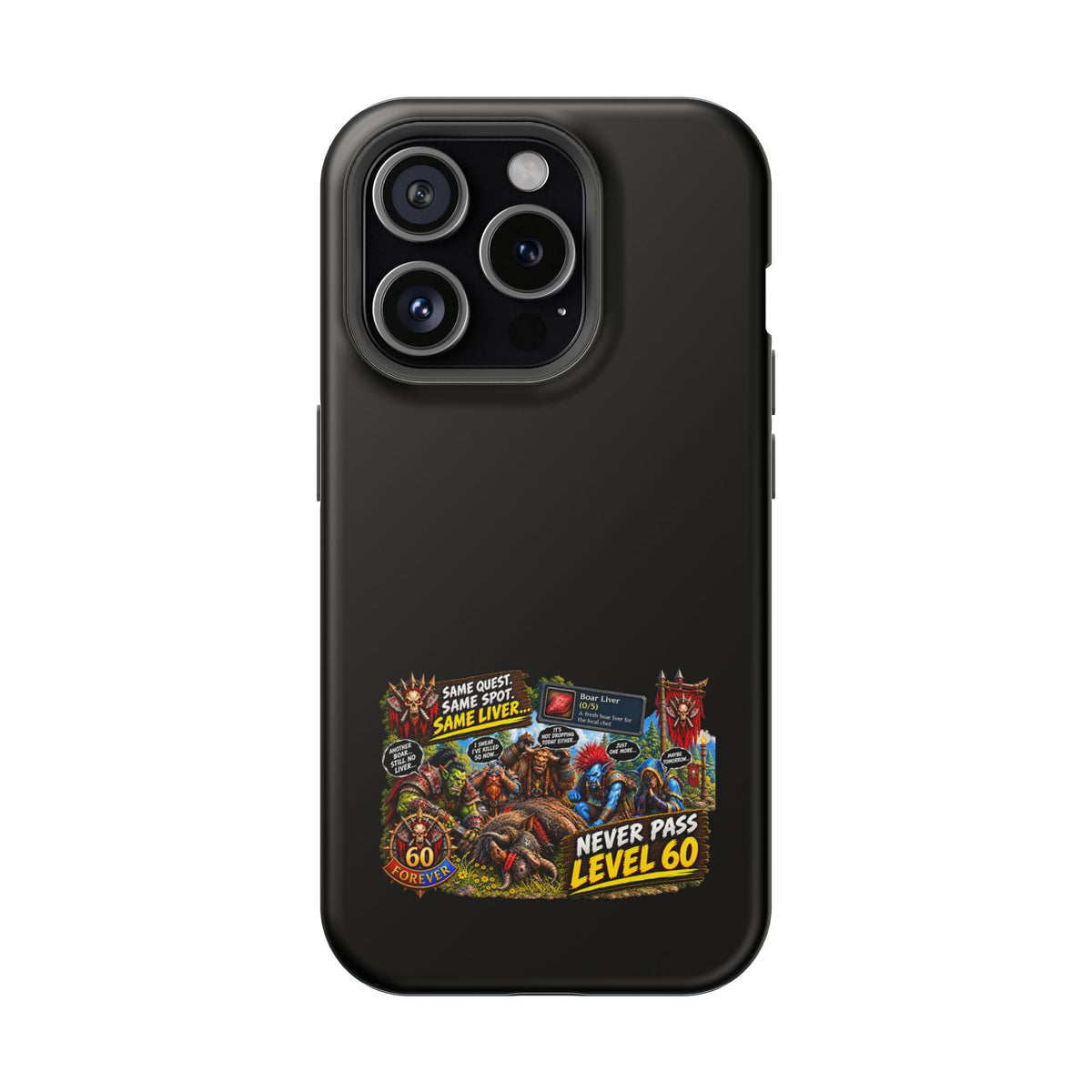 Phone Case — 'Same Quest, Same Spot' Heavy-Duty Impact-Resistant Phone Case