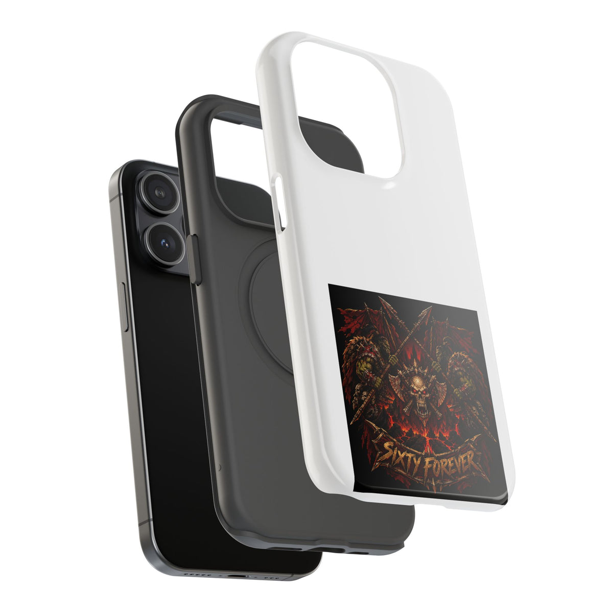 Sixty Forever – Skull & Axes – Phone Case