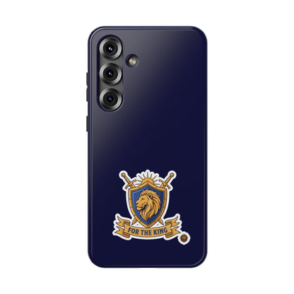 Phone Case — 'For The King Crest' Heavy-Duty Impact-Resistant Phone Case