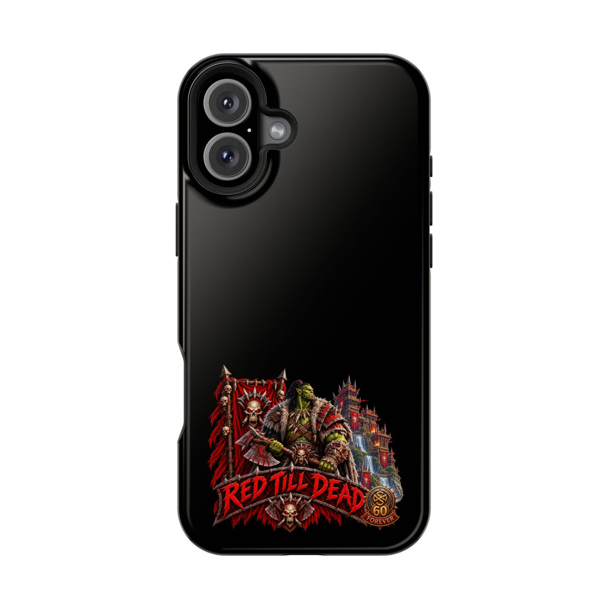 Phone Case — 'Red Till Dead' Heavy-Duty Impact-Resistant Phone Case