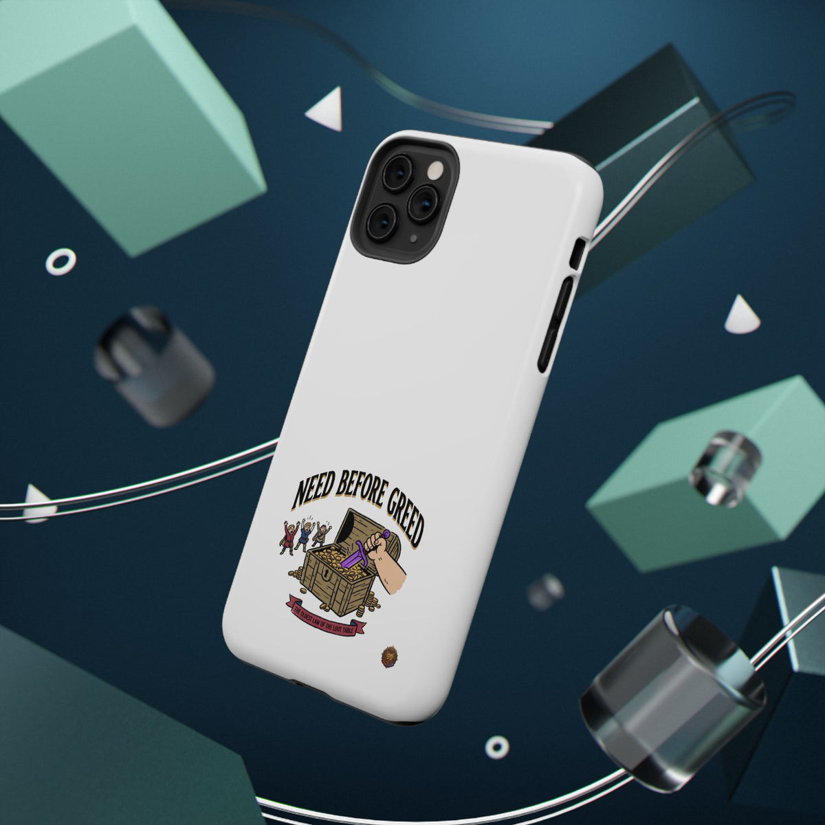 Phone Case — 'Need Before Greed' Heavy-Duty Impact-Resistant Phone Case