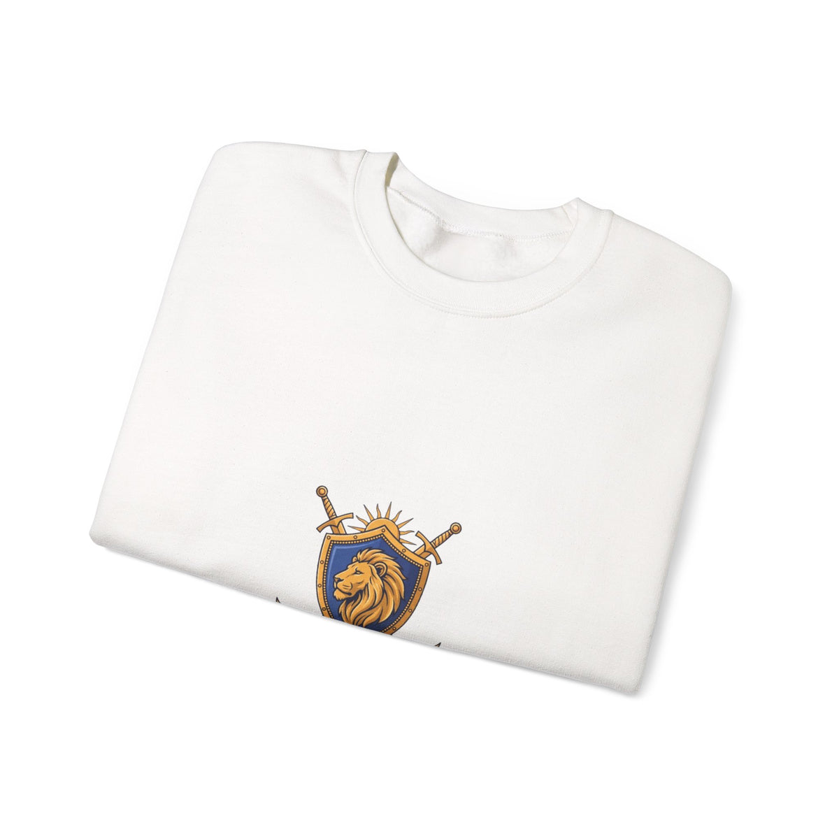 Lion Crest Crewneck Sweatshirt — Be the King Graphic