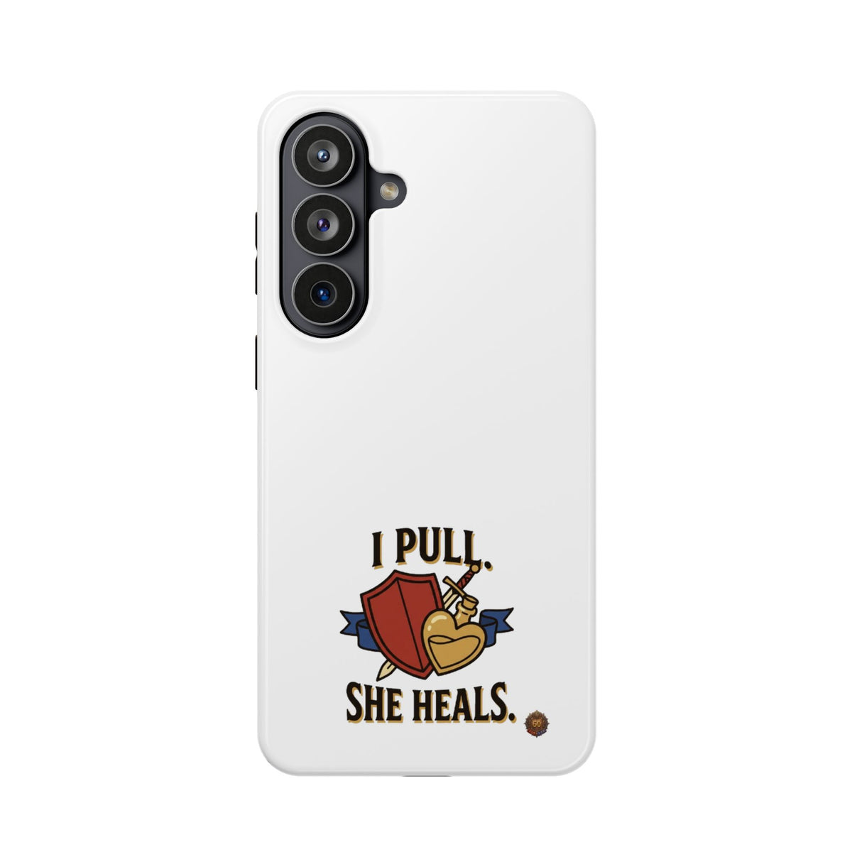 Phone Case — 'I Pull. She Heals.' Heavy-Duty Impact-Resistant Phone Case