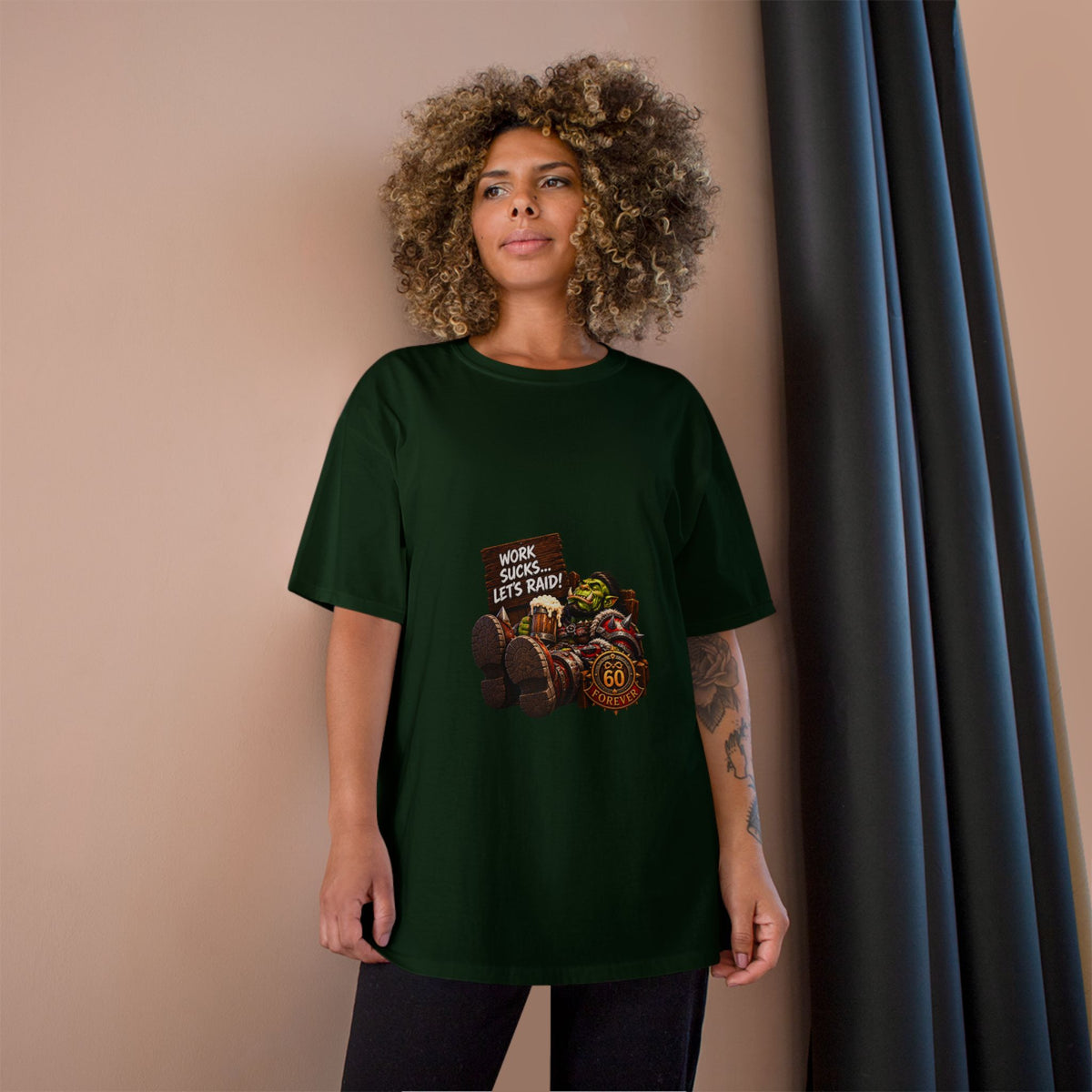 Work Sucks, Let's Raid – T-Shirt | Sixty Forever Co.
