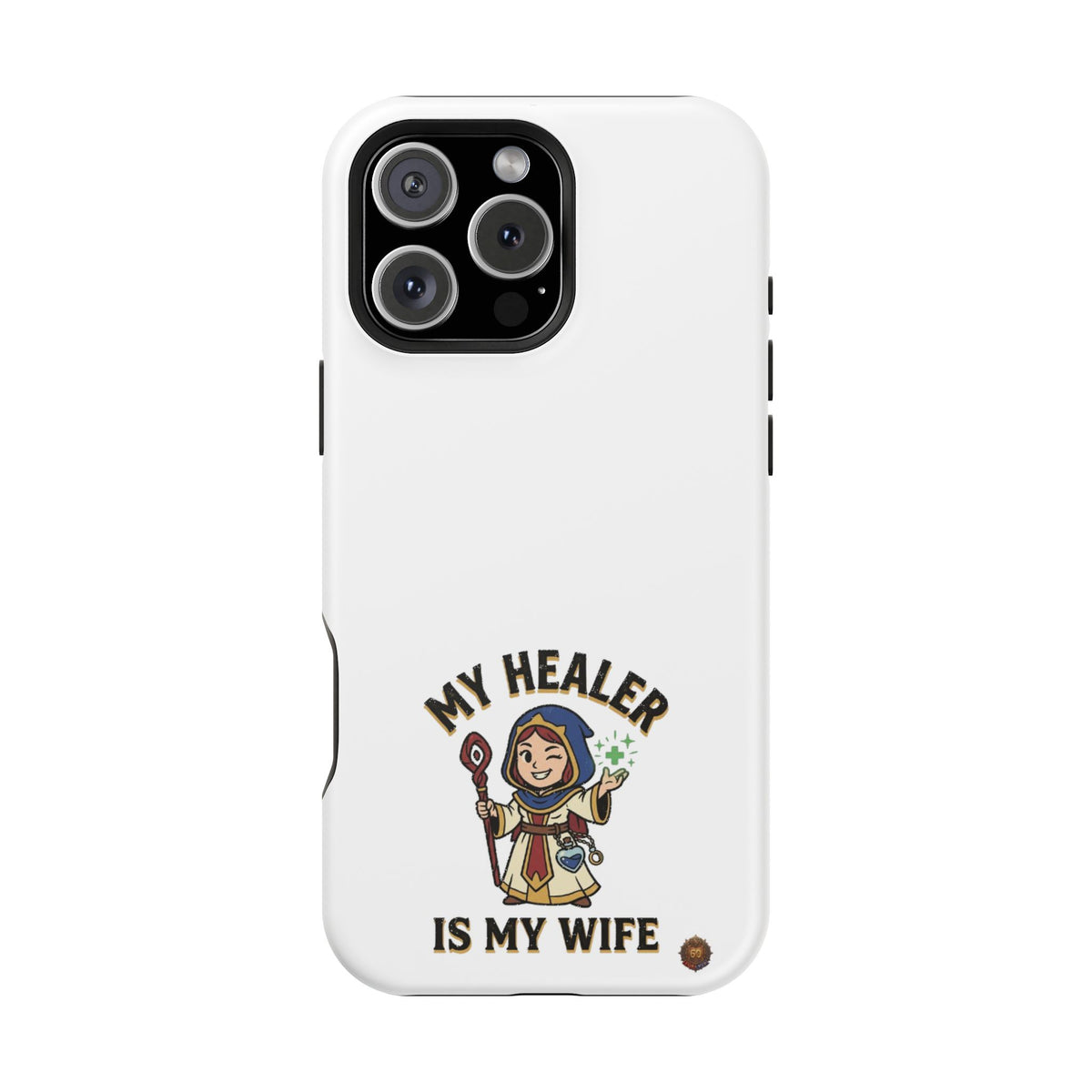 Phone Case — 'My Healer Is My Wife' Heavy-Duty Impact-Resistant Phone Case