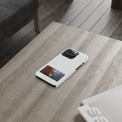 Viking Warrior Slim Phone Case — Norse Saga Art