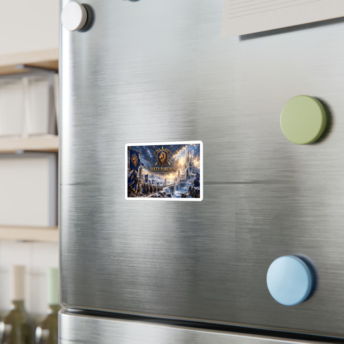 Sixty Forever – Lion Shield – Sticker