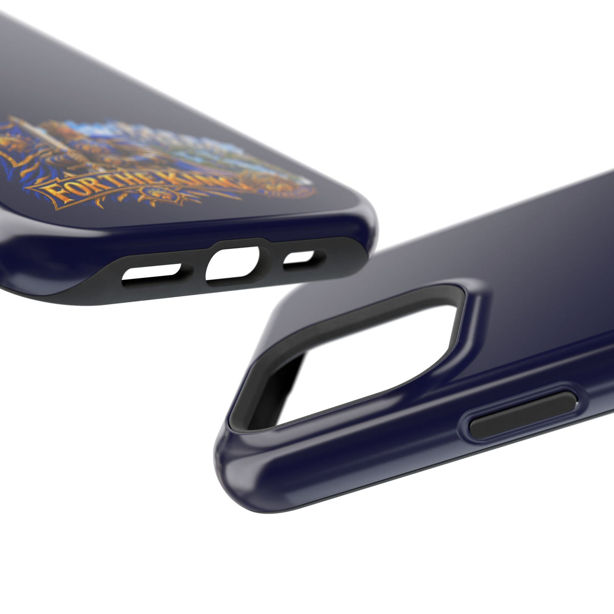 Phone Case — 'For The King' Banner Heavy-Duty Impact-Resistant Phone Case