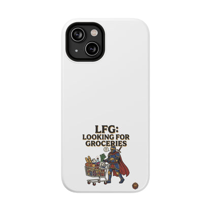 Phone Case — 'LFG: Looking for Groceries' Heavy-Duty Impact-Resistant Phone Case
