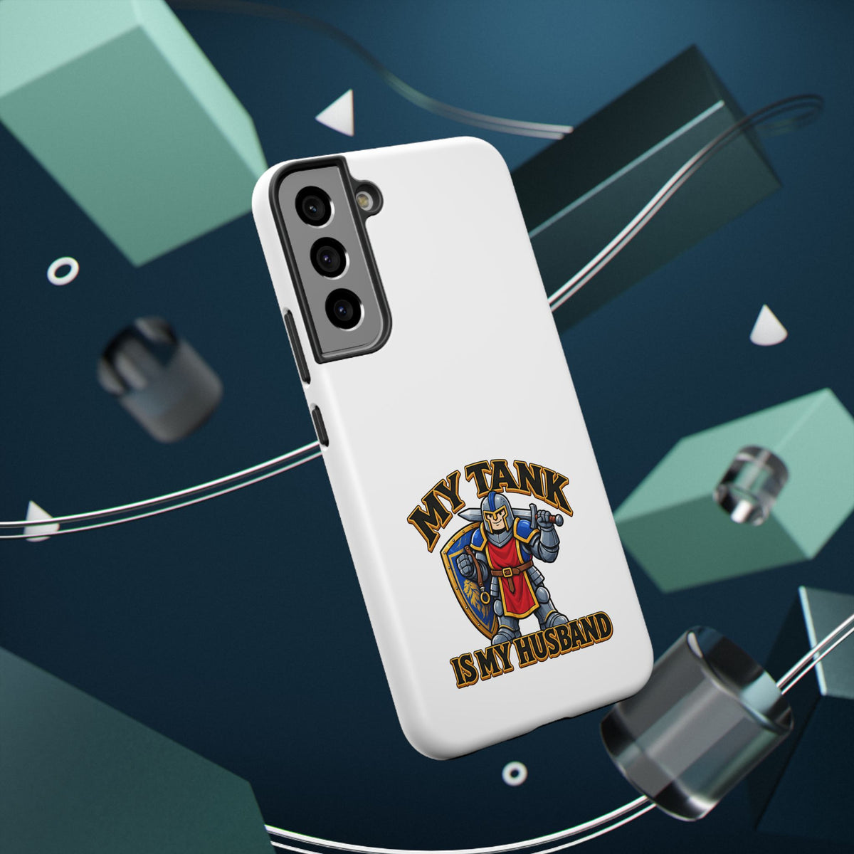 Phone Case — 'My Tank Is My Husband' Heavy-Duty Impact-Resistant Phone Case