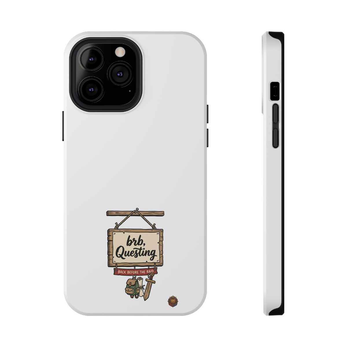 brb, Questing – Phone Case