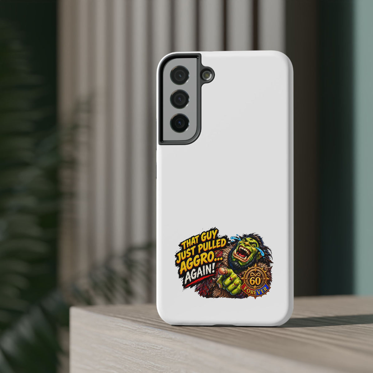 Phone Case — 'That Guy Just Pulled Aggro… Again' Heavy-Duty Impact-Resistant Phone Case