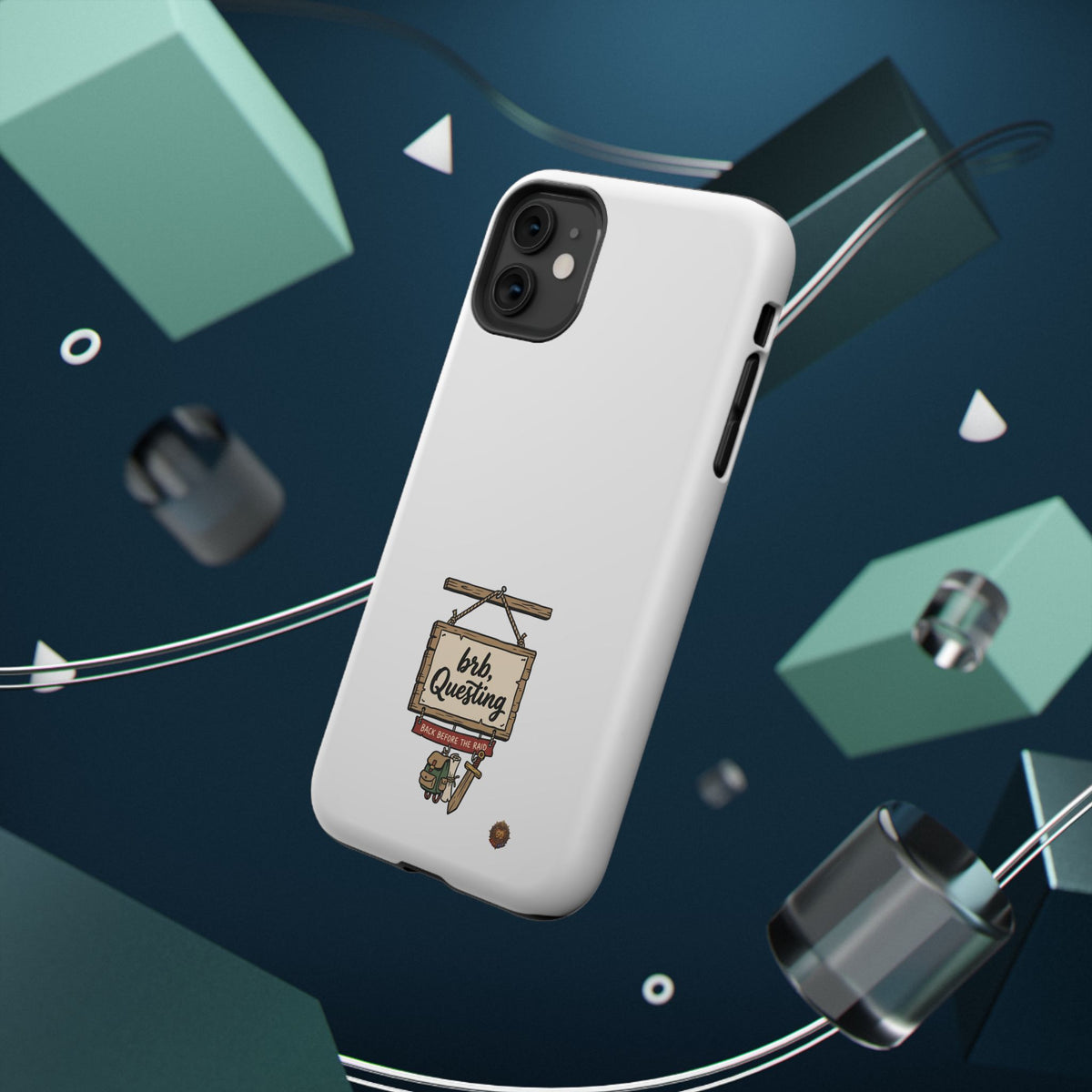 brb, Questing – Phone Case
