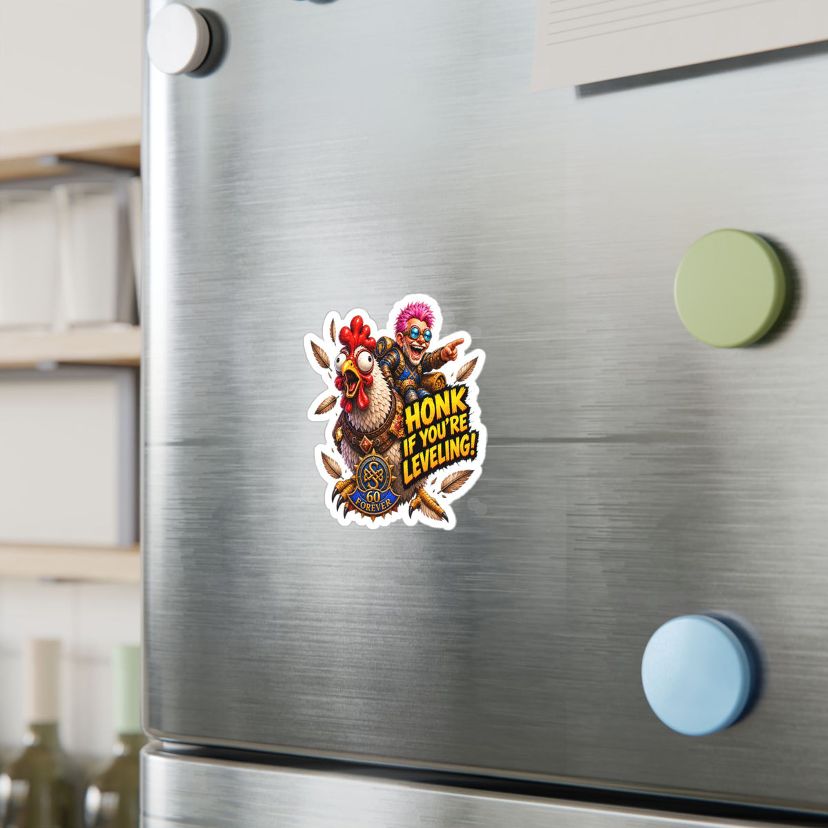 Honk If You're Leveling – Poster Decal