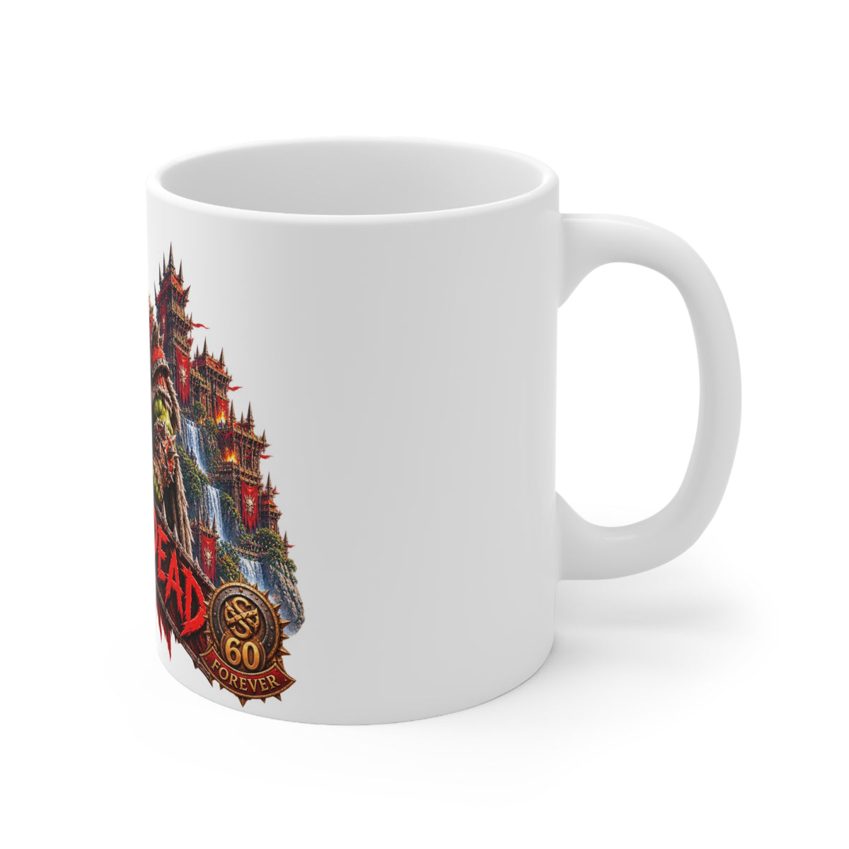 Red Till Dead – White Mug (11oz)