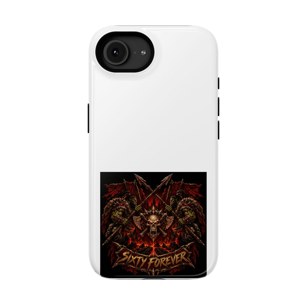 Sixty Forever – Skull & Axes – Phone Case