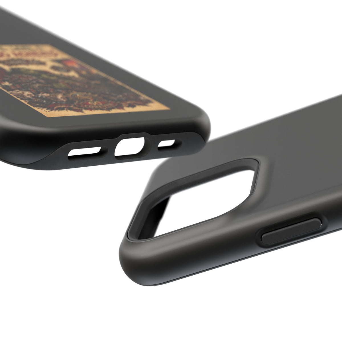 Phone Case — 'Social Life: Level 0 — Level 60 Achieved (Skull Banner)' Heavy-Duty Impact-Resistant Phone Case