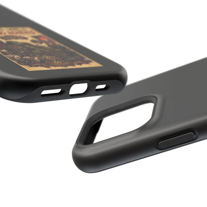 Phone Case — 'Social Life: Level 0 — Level 60 Achieved (Skull Banner)' Heavy-Duty Impact-Resistant Phone Case