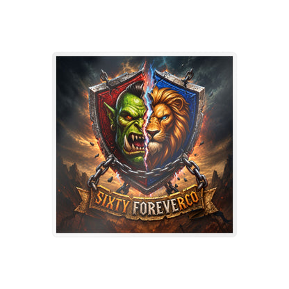 Pick Your Side – Split Shield – Sticker