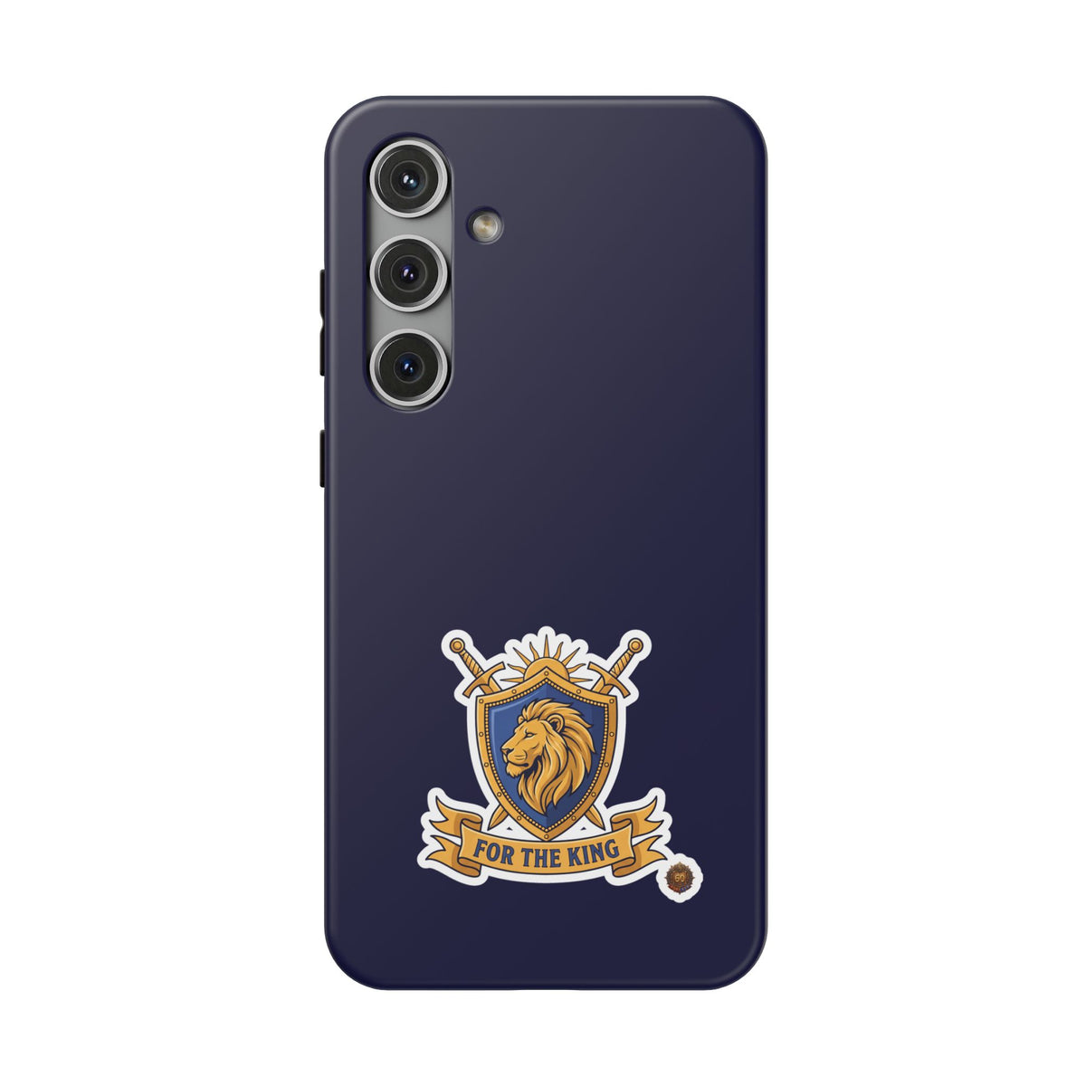 Phone Case — 'For The King Crest' Heavy-Duty Impact-Resistant Phone Case