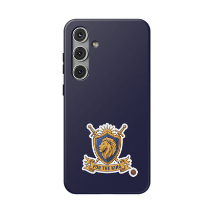 Phone Case — 'For The King Crest' Heavy-Duty Impact-Resistant Phone Case