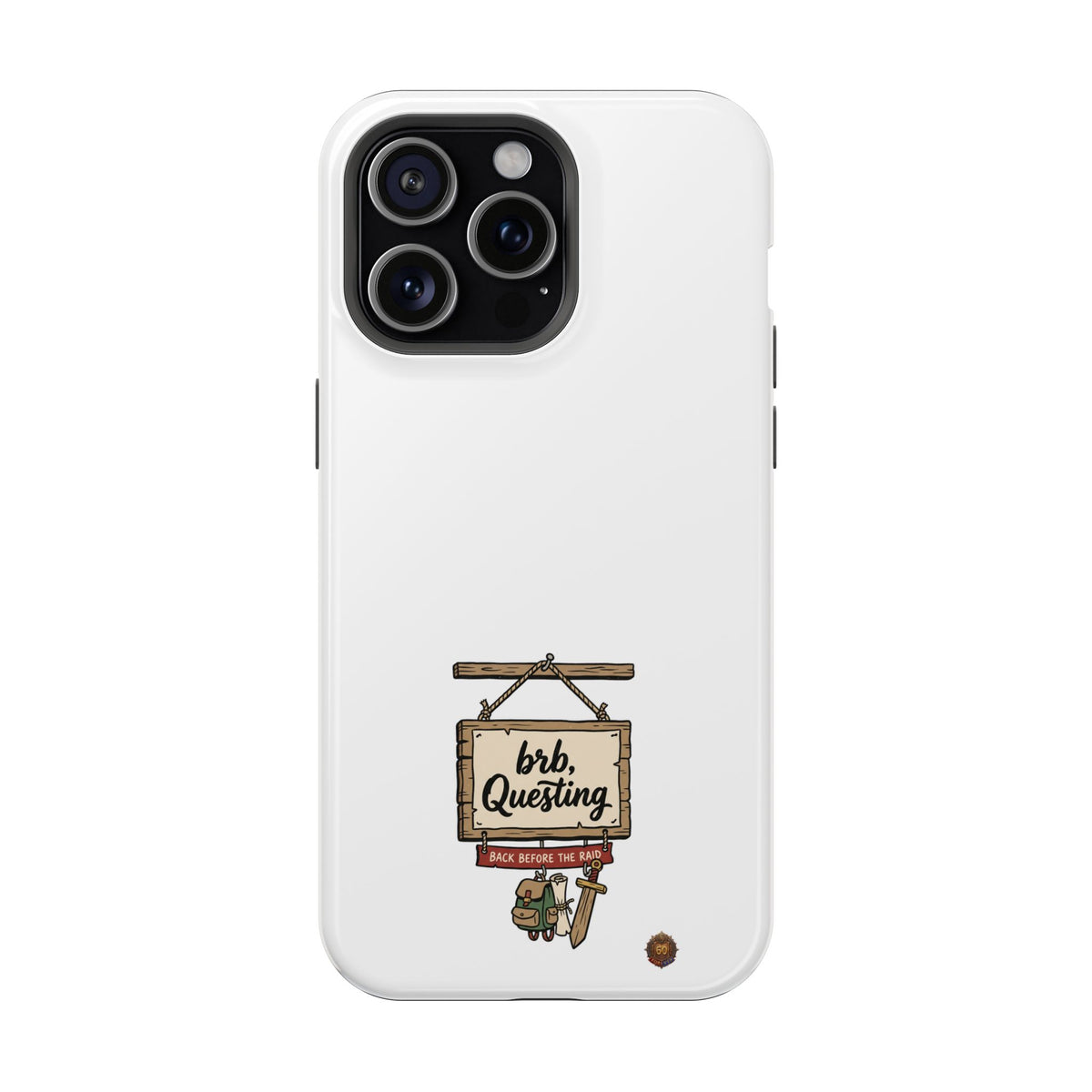 brb, Questing – Phone Case