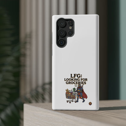 Phone Case — 'LFG: Looking for Groceries' Heavy-Duty Impact-Resistant Phone Case