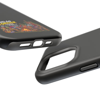Phone Case — 'Level 60 Forever Campfire' Heavy-Duty Impact-Resistant Phone Case