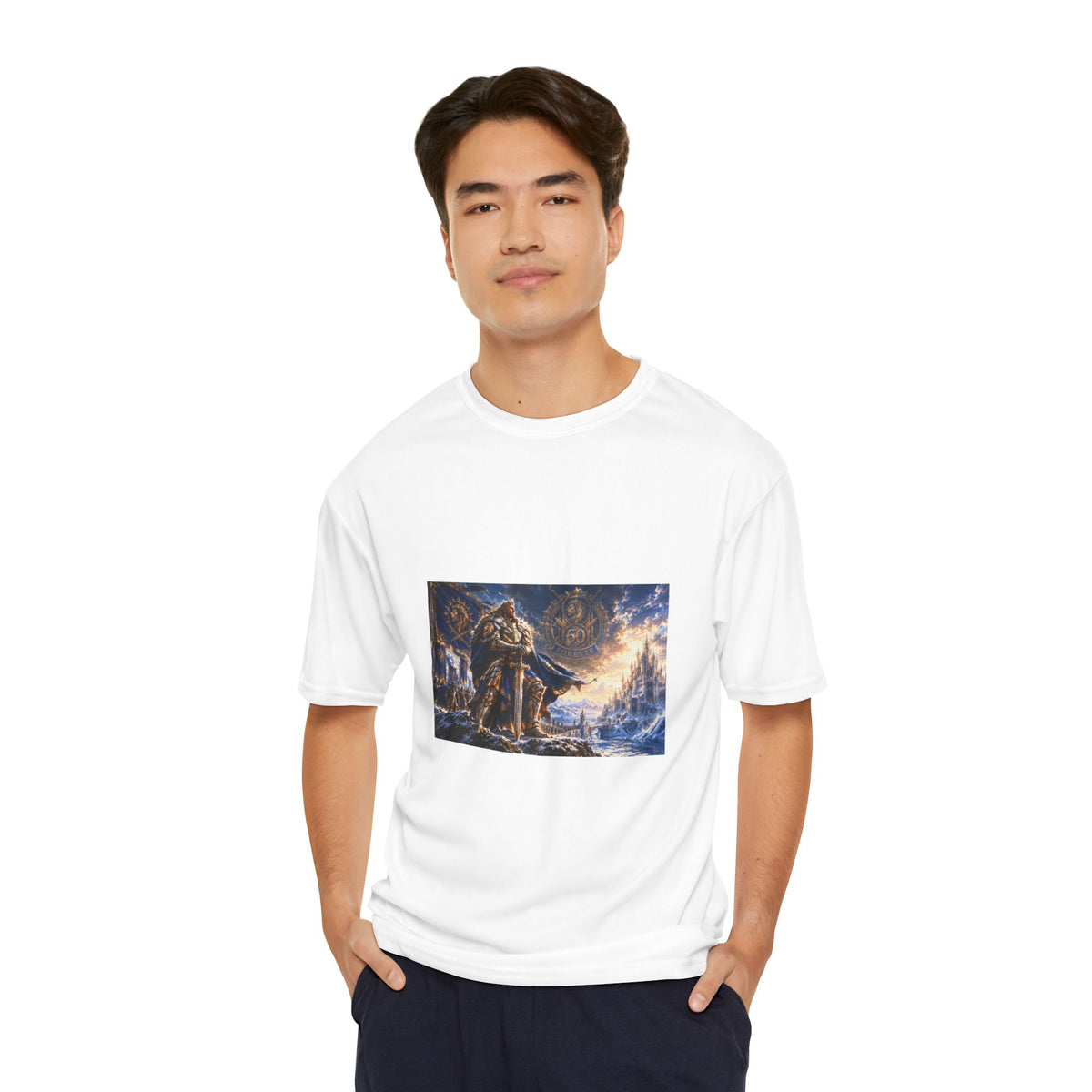 Viking Warrior Battle Scene Performance Tee