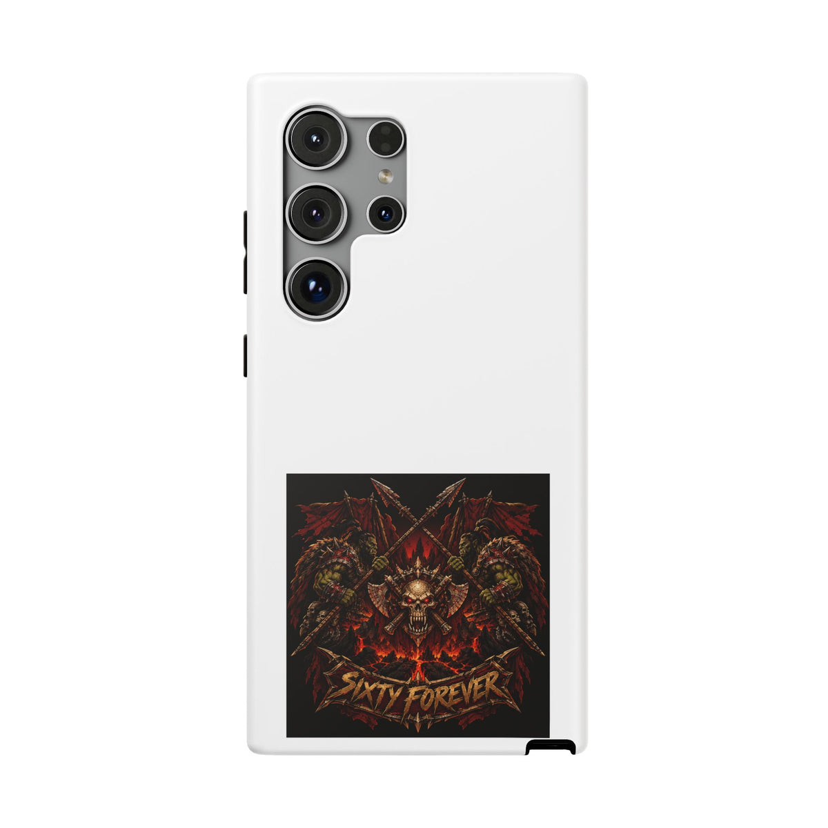 Sixty Forever – Skull & Axes – Phone Case