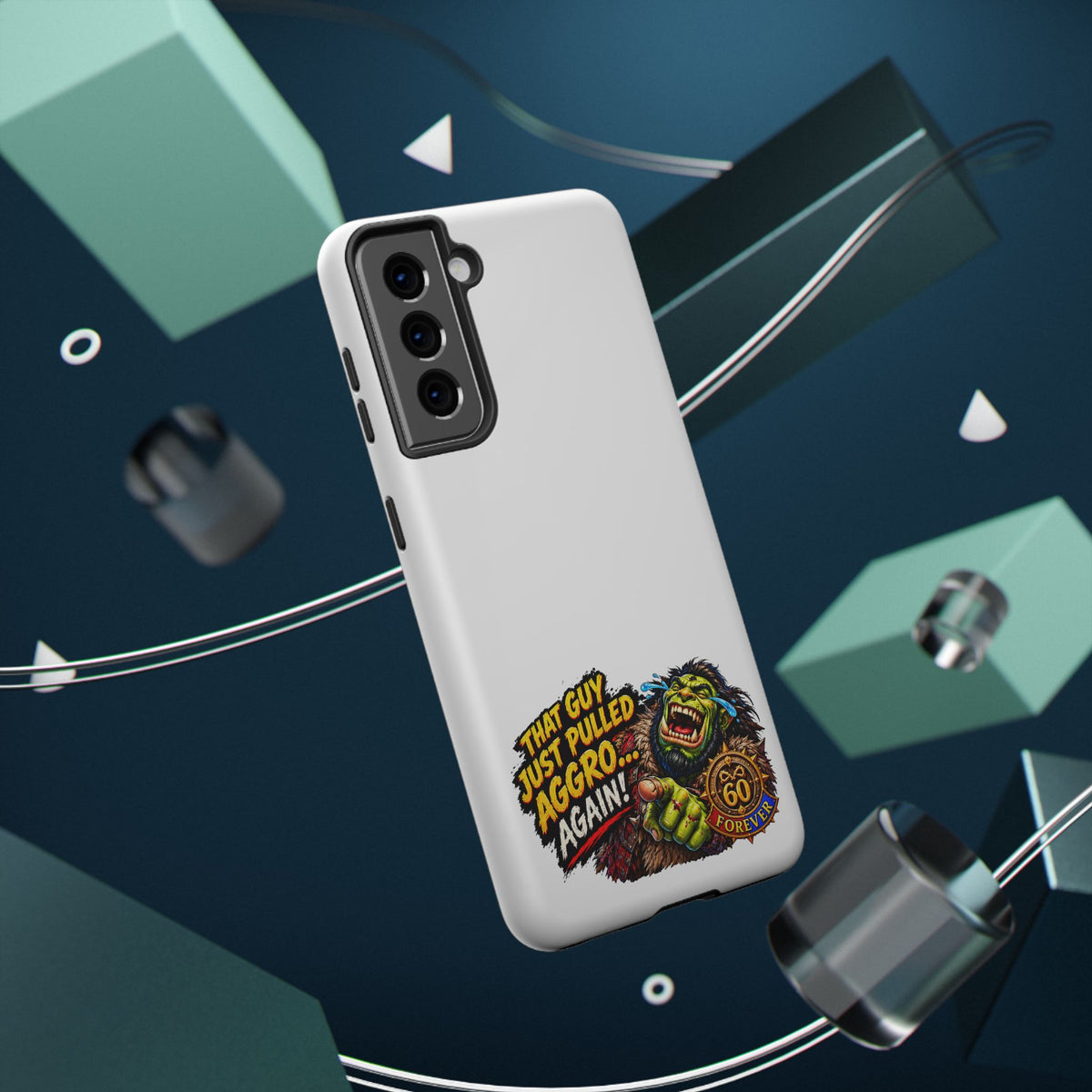 Phone Case — 'That Guy Just Pulled Aggro… Again' Heavy-Duty Impact-Resistant Phone Case