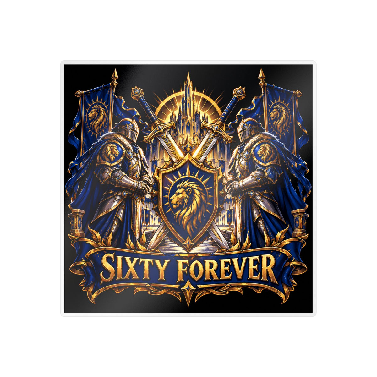 For The King – Crest – Poster Decal