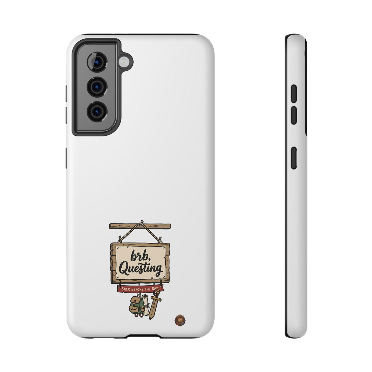 brb, Questing – Phone Case