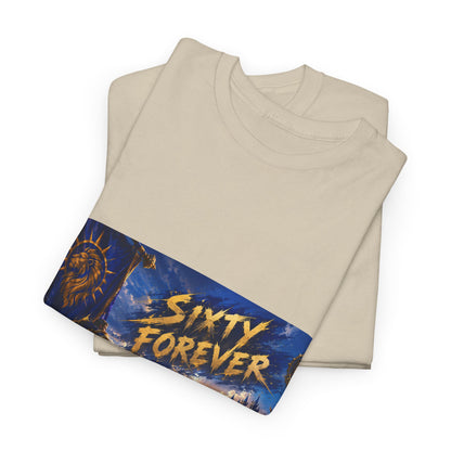Sixty Forever – Blue Banner – T-Shirt