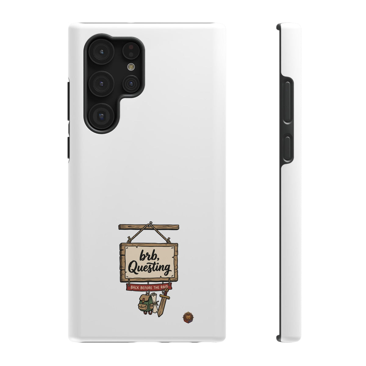 brb, Questing – Phone Case