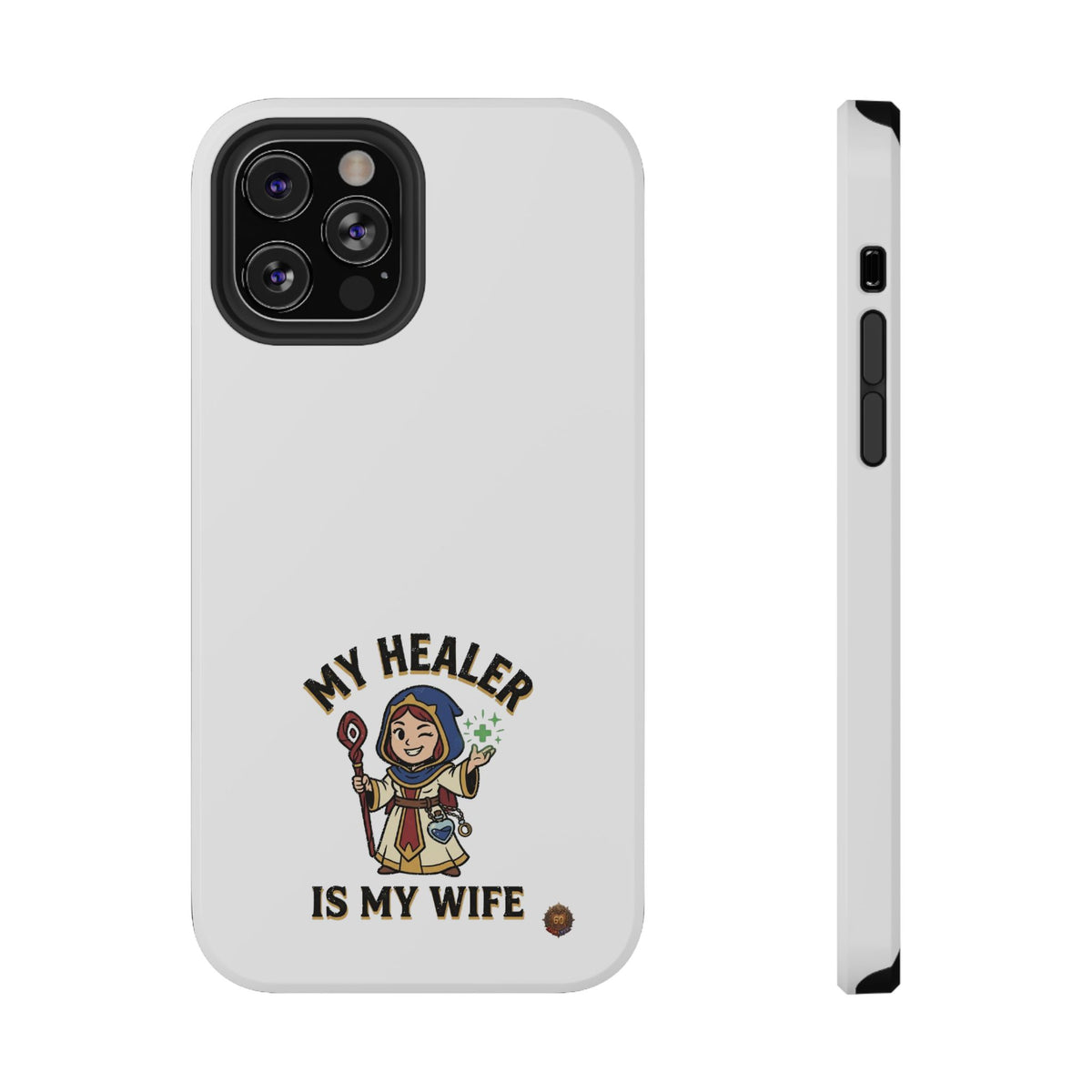 Phone Case — 'My Healer Is My Wife' Heavy-Duty Impact-Resistant Phone Case