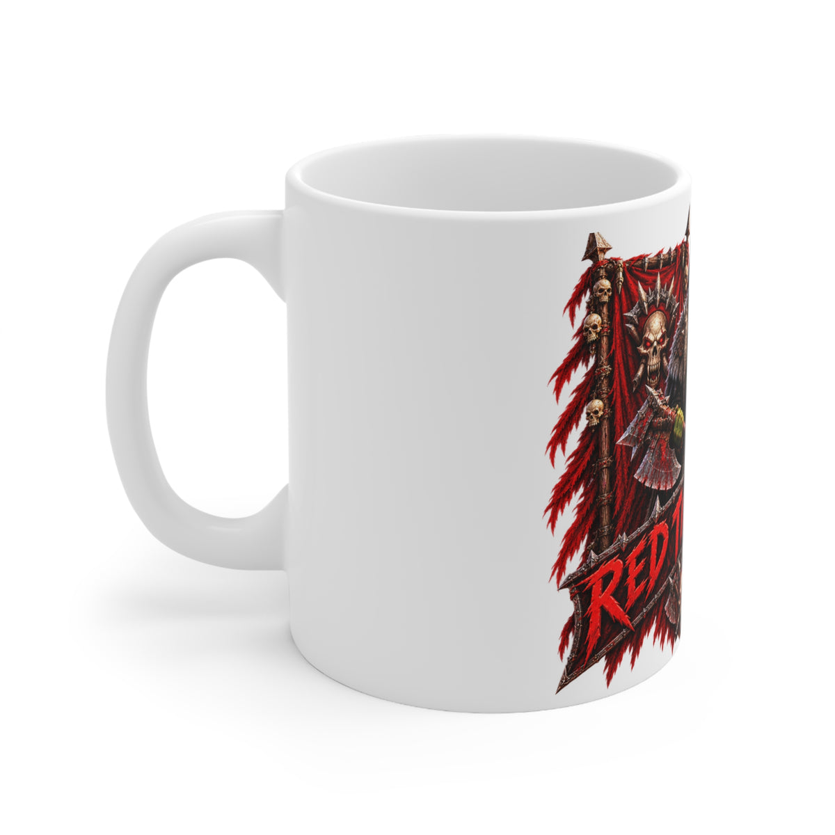 Red Till Dead – White Mug (11oz)