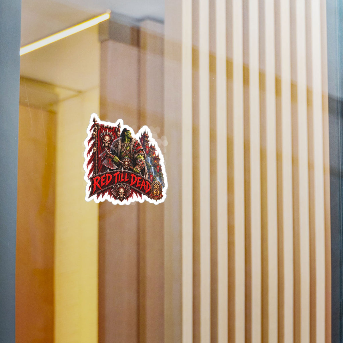 Red Till Dead – Poster Decal