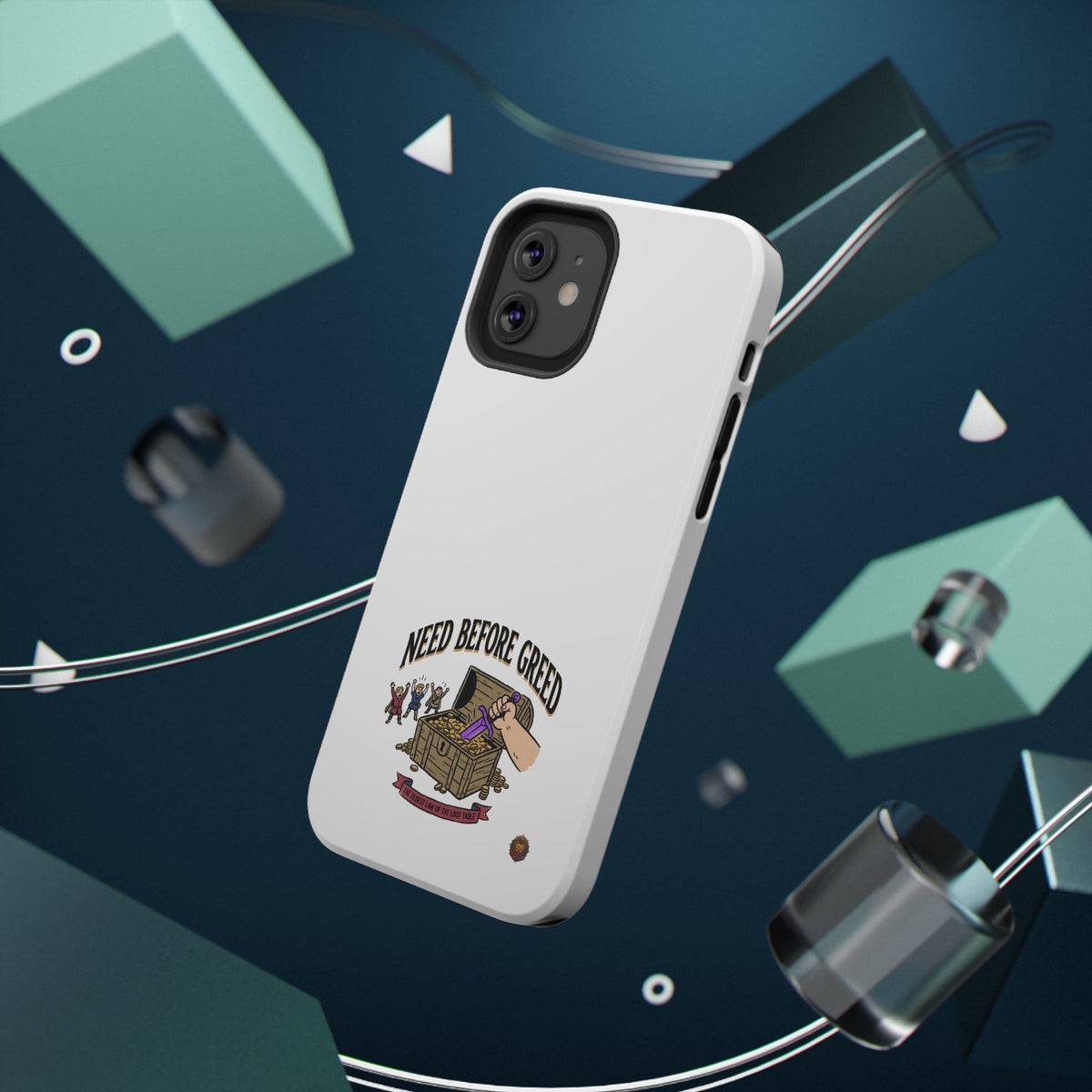 Phone Case — 'Need Before Greed' Heavy-Duty Impact-Resistant Phone Case