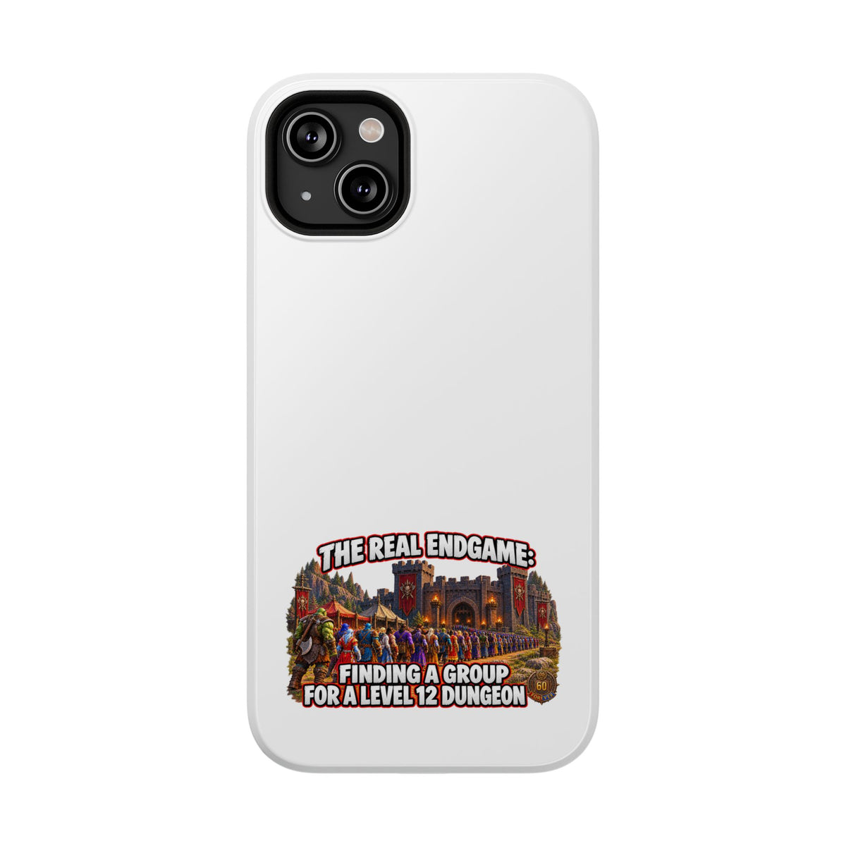'The Real Endgame: Finding a Group' Heavy-Duty Impact-Resistant Phone Case