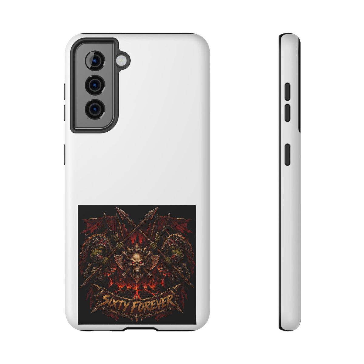 Sixty Forever – Skull & Axes – Phone Case