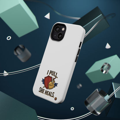 Phone Case — 'I Pull. She Heals.' Heavy-Duty Impact-Resistant Phone Case